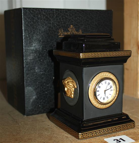 Versace mantel clock